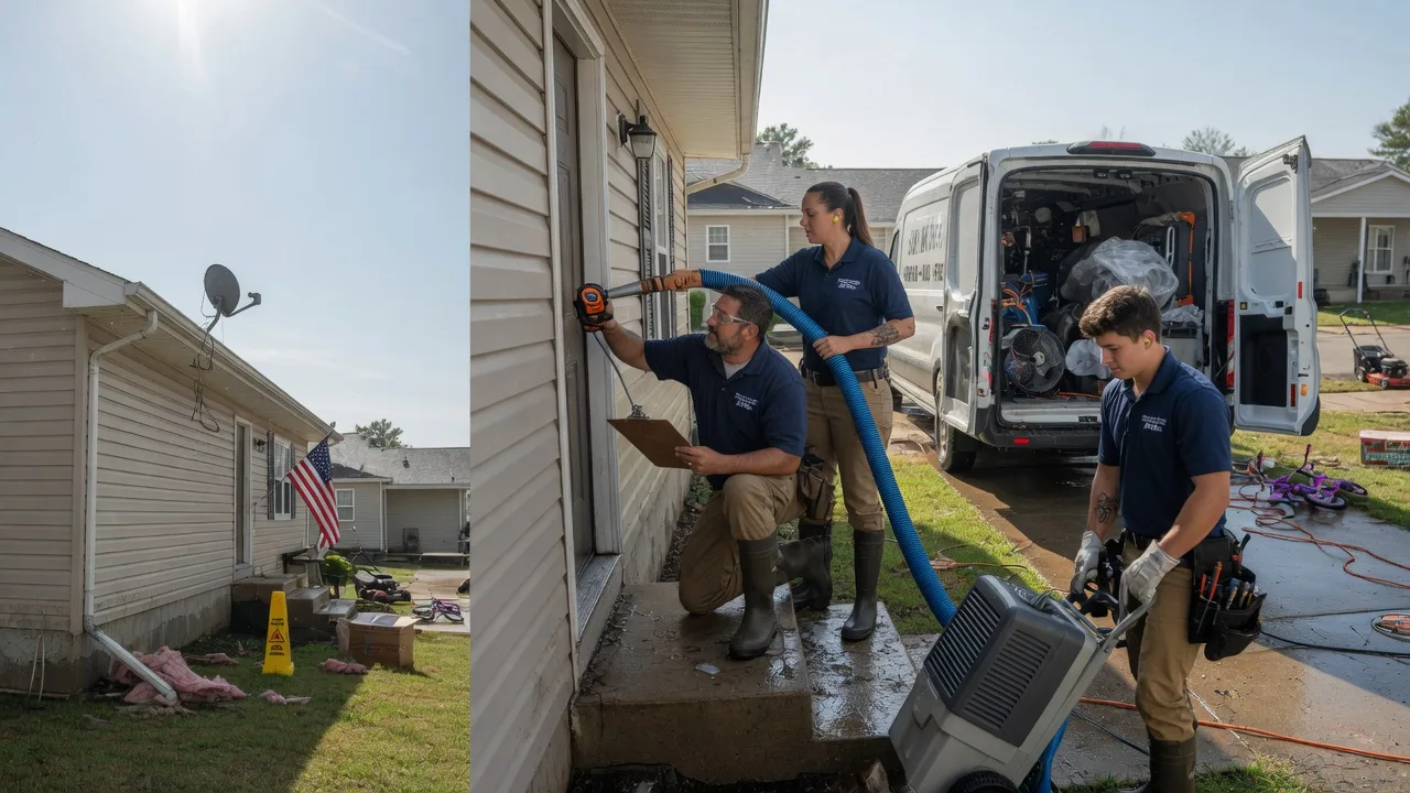 Ceiling Water Damage Restoration in Clayton, LA near me